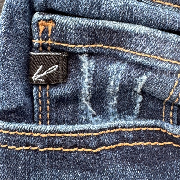 KANCAN High Rise Ankle Skinny Jeans Women's Blue Denim Jeans - Picture 7 of 10